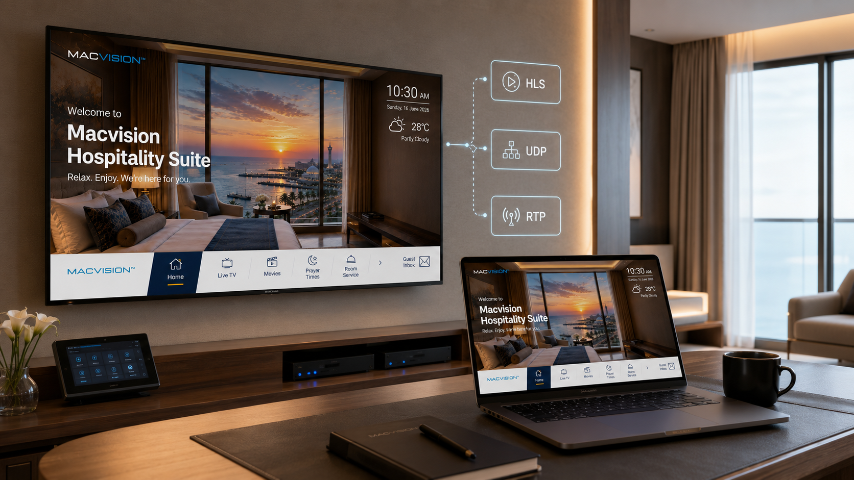 عمليات الخدمات الذكية من MACVISION