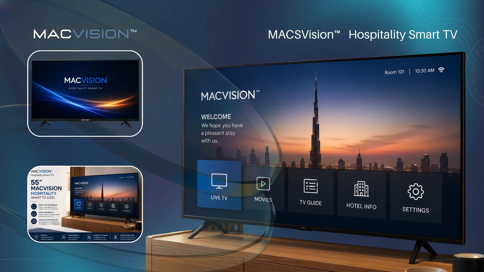 MACVISION Hospitality OS interface