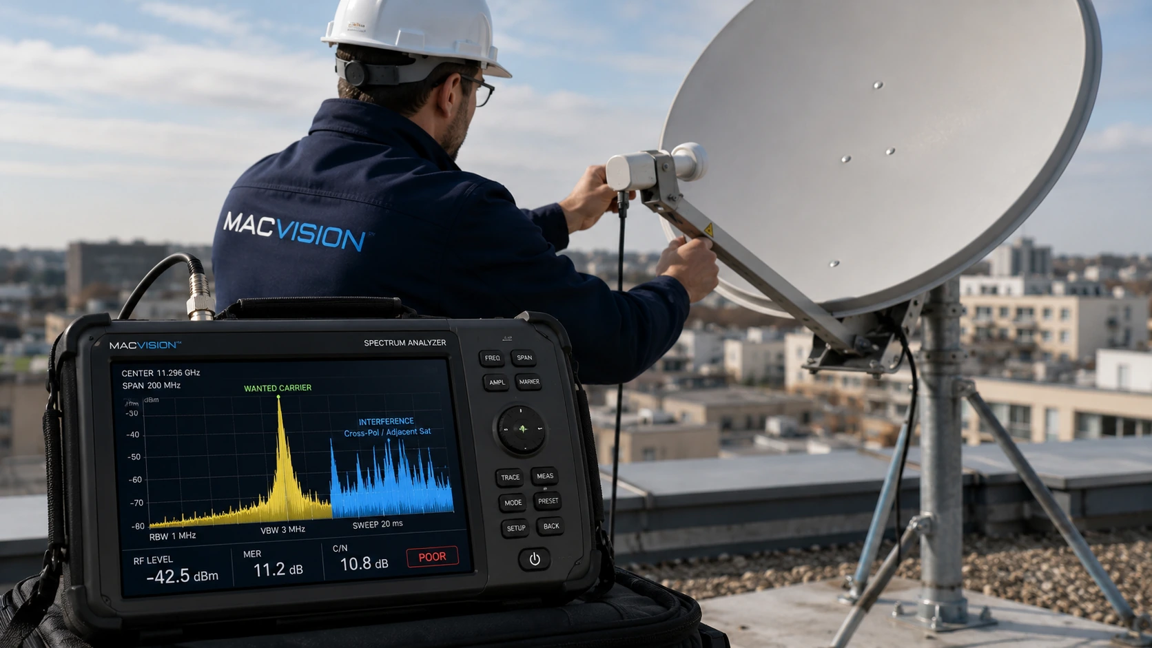 Satellite Interference and Cross-Polarization Problems in IPTV Reception