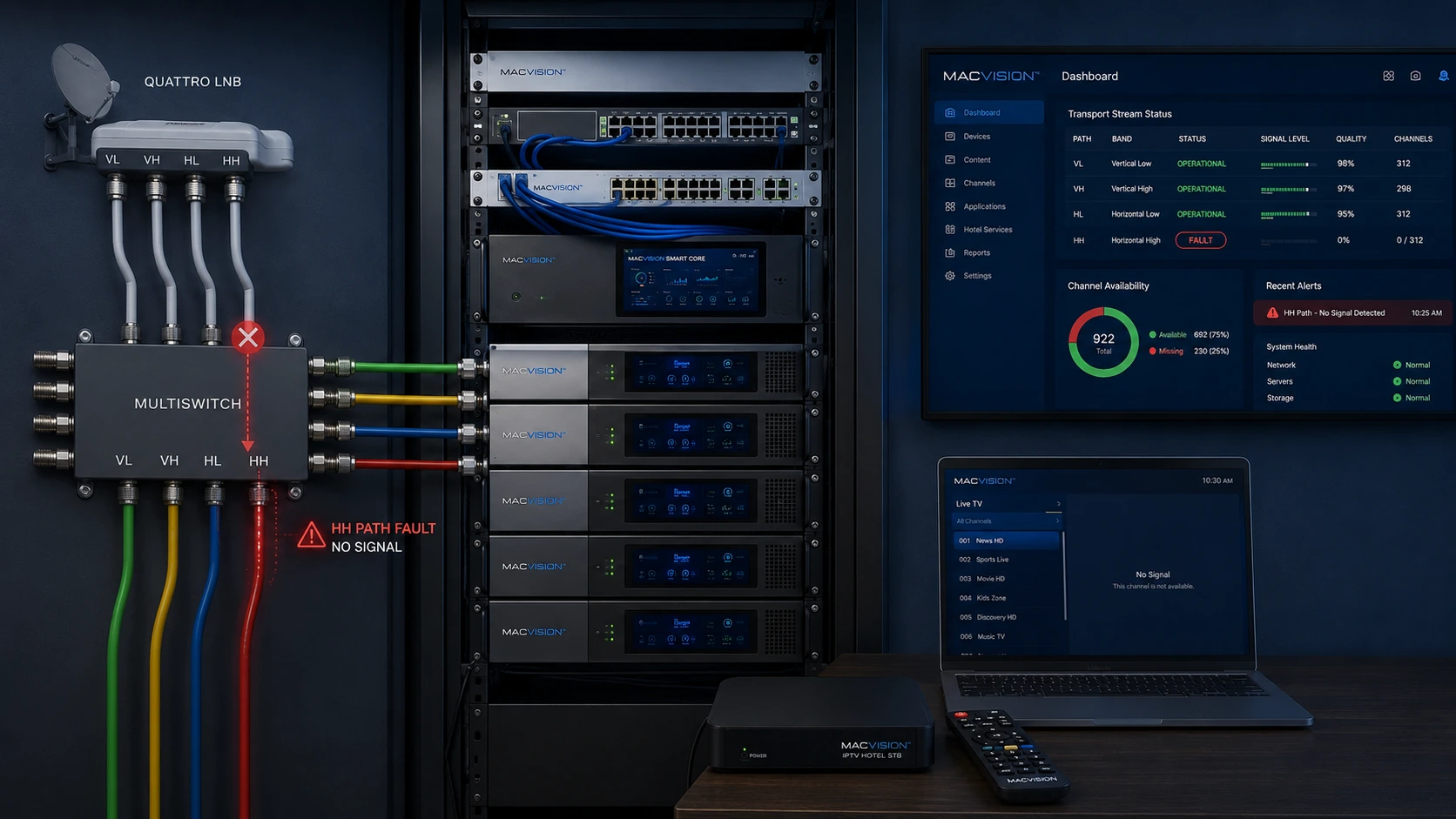 How a Faulty Multiswitch Causes Missing IPTV Channels