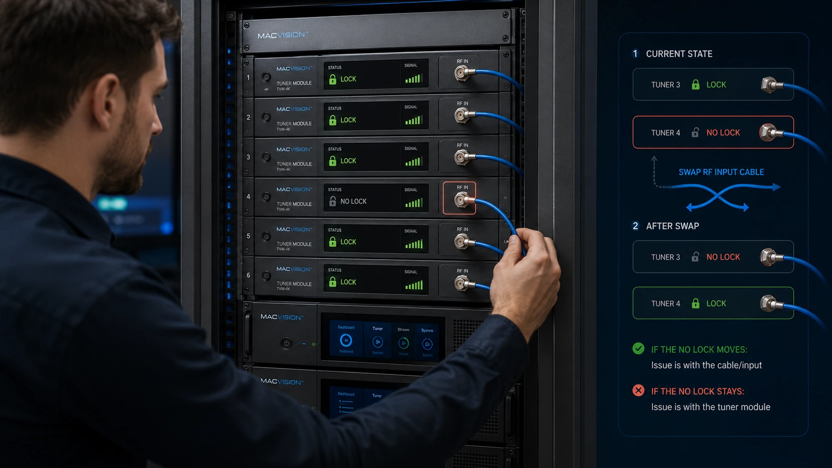 Why Some Headend Tuners Receive Channels While Others Do Not