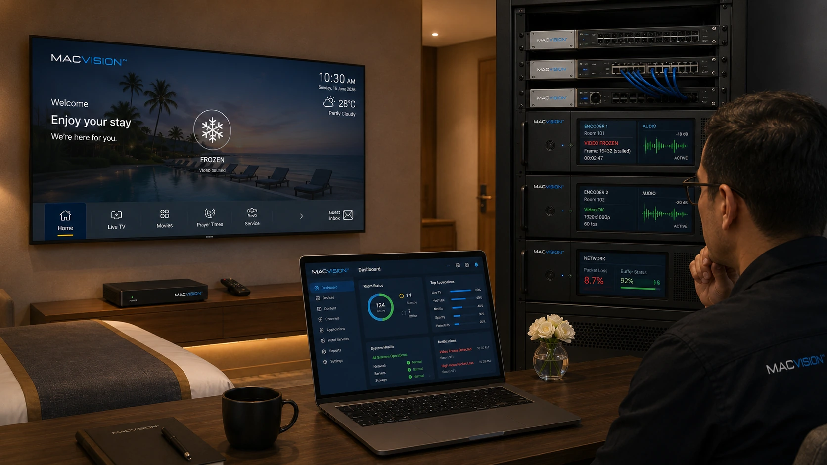Why IPTV Video Freezes While Audio Continues Normally